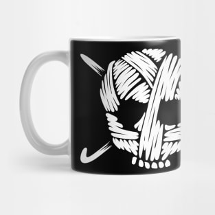 Chrochet - Funny Chrochetting shirt - Chrochet Skull Mug